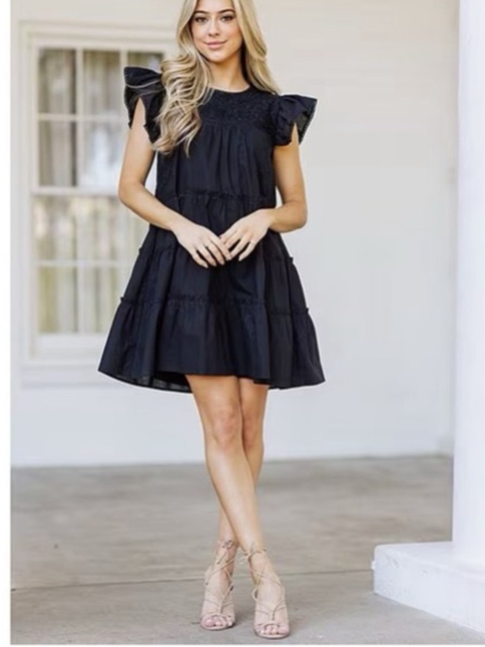 J. Marie Zara Embroidered Dress